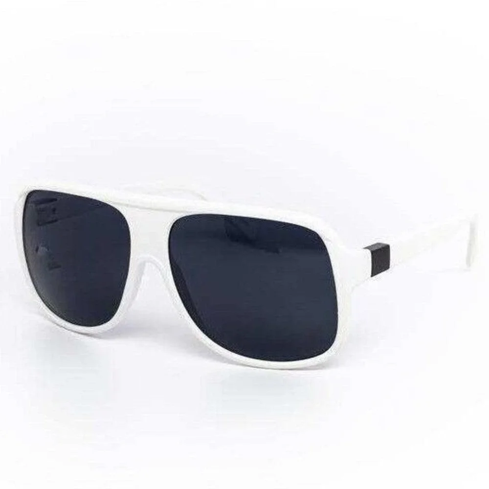 Men sunglasses White Frame UV400 Protection Driving Outdoor Sports Beach Lentes‎
